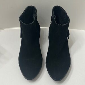 Women’s Black Suede Booties